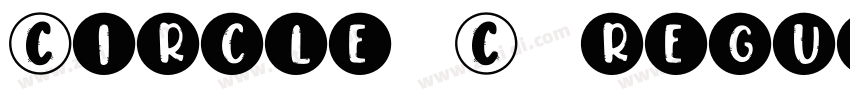 Circle ( C ) regular字体转换